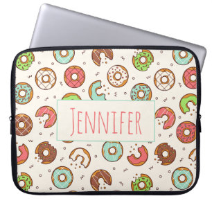 Funda Para Portátil Estilo Retro Color Cuto Patrón De Rueda