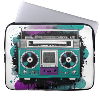Funda Para Portátil Estilo Retro Urbano: Getto Blaster