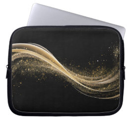 Funda Para Portátil Estilo Tech Oro Negro Premium