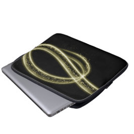 Funda Para Portátil Estilo Tech Oro Negro Premium