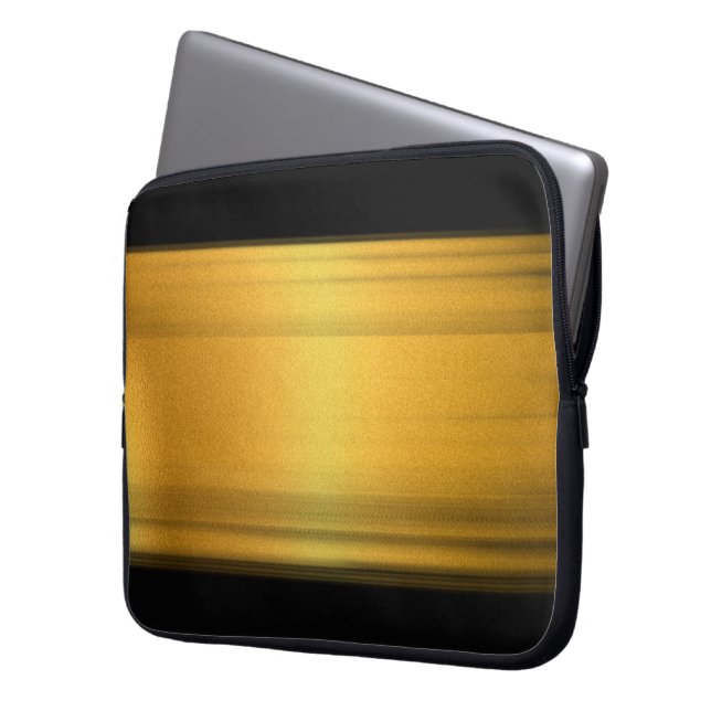 Funda Para Portátil Estilo Tech Oro Negro Premium (Anverso izquierdo)
