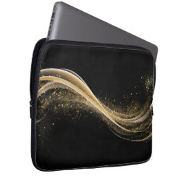 Funda Para Portátil Estilo Tech Oro Negro Premium