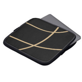 Funda Para Portátil Estilo Tech Oro Negro Premium