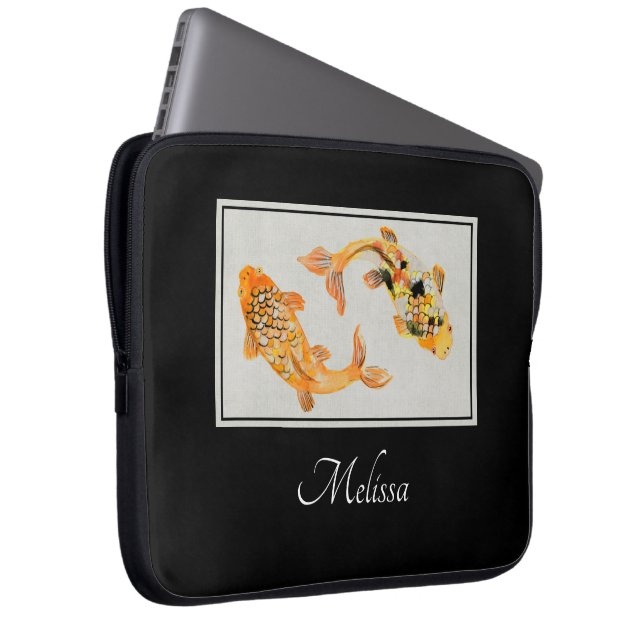 Funda Para Portátil Estiloso Koi Fish (Anverso derecho)
