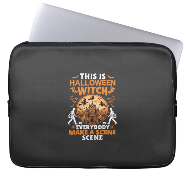Funda Para Portátil Esto es Halloween (Frente)