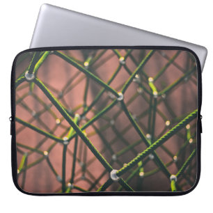 Funda Para Portátil Estopa verde y negra