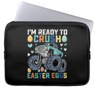 Funda Para Portátil Estoy Listo Para Aplastar Huevos De Pascua Monster