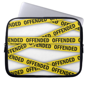 Funda Para Portátil Estoy ofendido por la cinta policial que no cruza