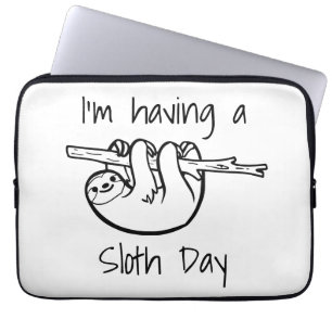 Funda Para Portátil Estoy teniendo un día de la pereza