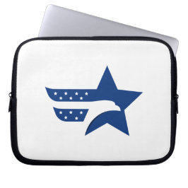 Funda Para Portátil Estrella de Águila Americana Patriótica