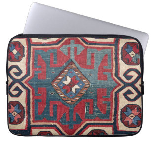 Funda Para Portátil Estrella de Cartouche II Azul Rojo del Siglo XIX