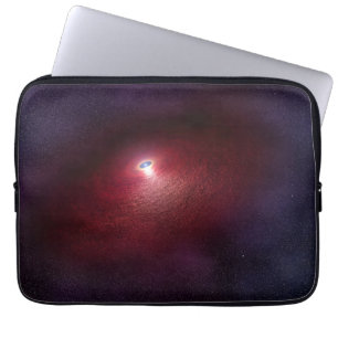 Funda Para Portátil Estrella De Neutrón Con Un Disco De Polvo Cálido.