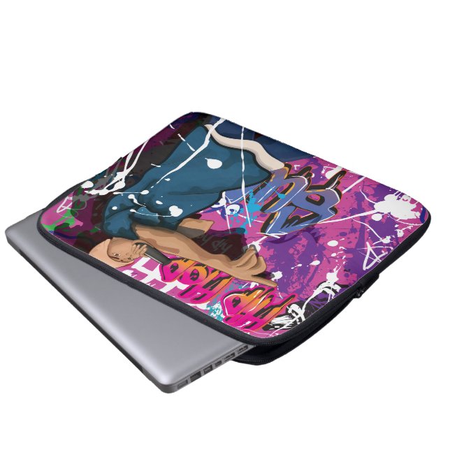 Funda Para Portátil Estrella del Hip Hop (Inferior anverso)
