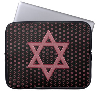 Funda Para Portátil Estrella rosa de David Seamless