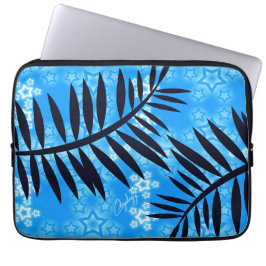 Funda Para Portátil Estrellas azules tropicales