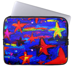 Funda Para Portátil Estrellas de color rojo. ¡Hazte con una en Zazzle
