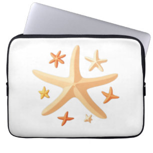 Funda Para Portátil Estrellas de mar y las pequeñas