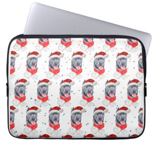 Funda Para Portátil Estrellas de Navidades de raza de perro de Cane Co