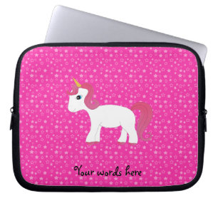 Funda Para Portátil Estrellas del rosa del unicornio