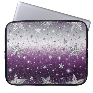 Funda Para Portátil Estrellas moradas
