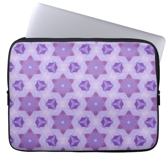 Funda Para Portátil Estrellas púrpuras (Frente)