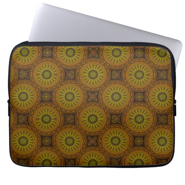 Funda Para Portátil Estrellas verdes (Frente)