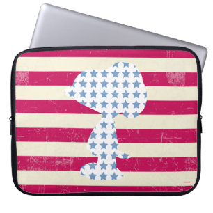 Funda Para Portátil Estrellas y rayas de época sonora