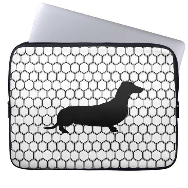 Funda Para Portátil Estrellazo del Dachshund (Frente)