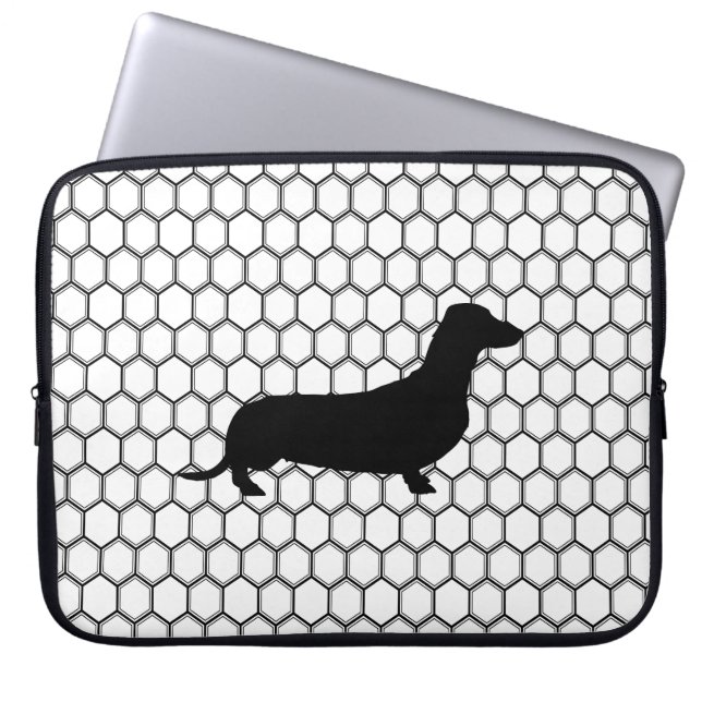 Funda Para Portátil Estrellazo del Dachshund (Frente)