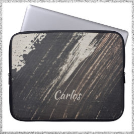 Funda Para Portátil Estroque de pintura masculina y moderna de color n