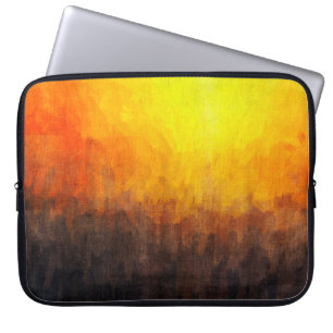 Funda Para Portátil Estructura digital de la pintura. vintag de arte a