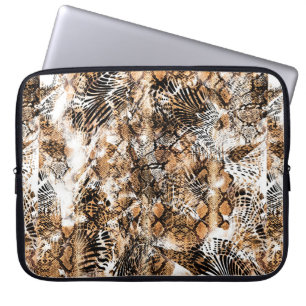 Funda Para Portátil Estudio de patrones de color, leopardo, cebra, cam