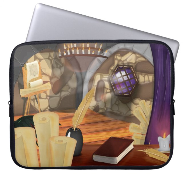 Funda Para Portátil Estudio medieval (Frente)