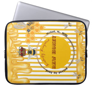 Funda Para Portátil etiqueta de miel