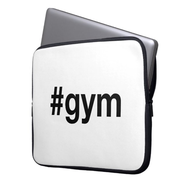 Funda Para Portátil Etiqueta GYM (Anverso izquierdo)