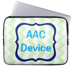 Funda Para Portátil etiqueta verde AAC