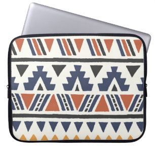 Funda Para Portátil Étnica azteca: mano sin costura