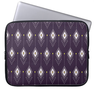 Funda Para Portátil Étnica con forma geométrica hombus sin costura