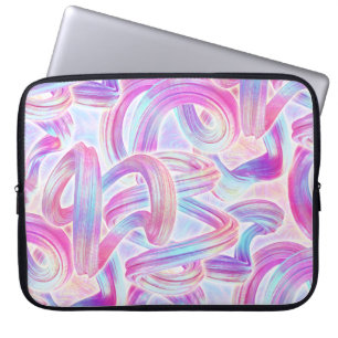 Funda Para Portátil eurobeat holorave - rosa y azul: