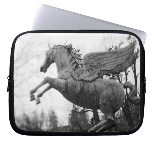 Funda Para Portátil Europa, Austria, Salzburgo. Estatua de caballo ala (Frente)