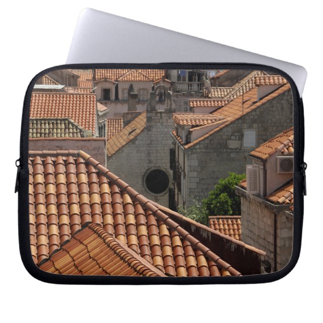 Funda Para Portátil Europa, Croacia. Ciudad emparedada medieval de 2 (Frente)