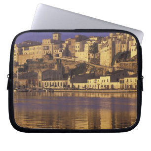 Funda Para Portátil Europa, España, Baleares, Menorca, Mao. Amanecer