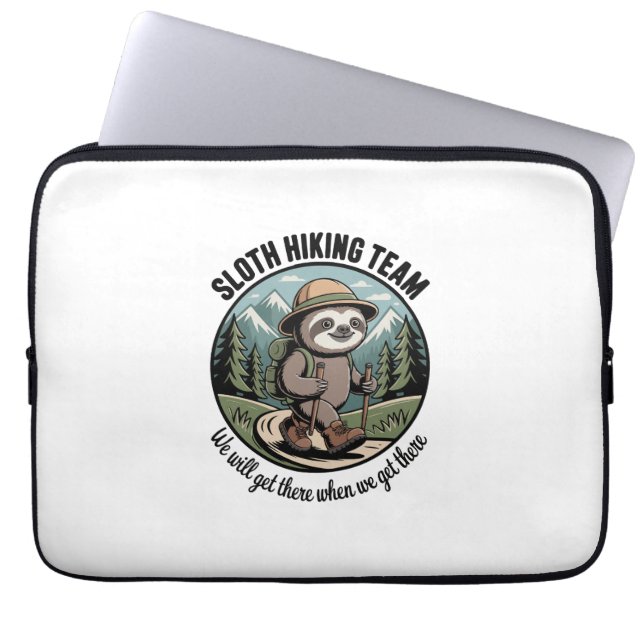 Funda Para Portátil Eventualmente, Llegaremos A La Caminata De Sloth (Frente)