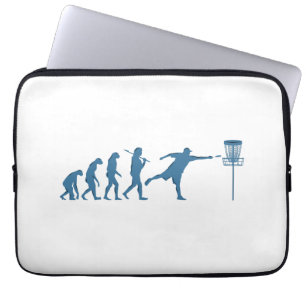 Funda Para Portátil Evolución del disco de golf - Regalo divertido par