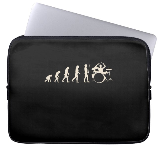 Funda Para Portátil Evolución del tambor (Frente)
