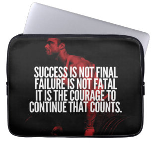 Funda Para Portátil Éxito, fracaso y coraje. Motivación de entrenamien