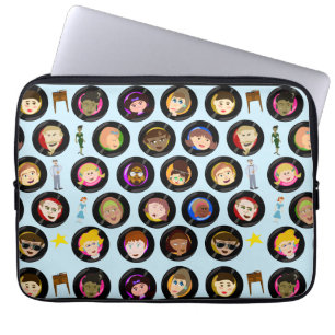 Funda Para Portátil Éxitos Antiguos Personaje de Dibujos Animados en V