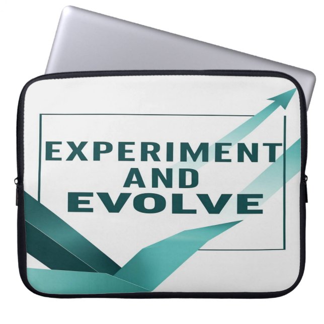 Funda Para Portátil Experimentar y Evolucionar (Frente)