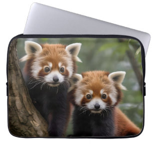 Funda Para Portátil "Exploradores de copas de árboles: crías de pandas