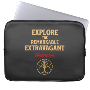 Funda Para Portátil Explorar Cita Desconocida Extravagante Notable
